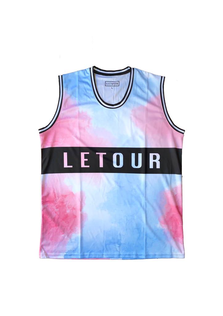 DIG 5 Singlet (Pink N Blue) – Letour Tennis