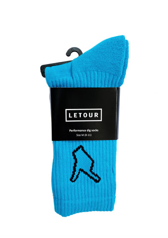 DIG 4 PERFORMANCE SOCK (turquoise)